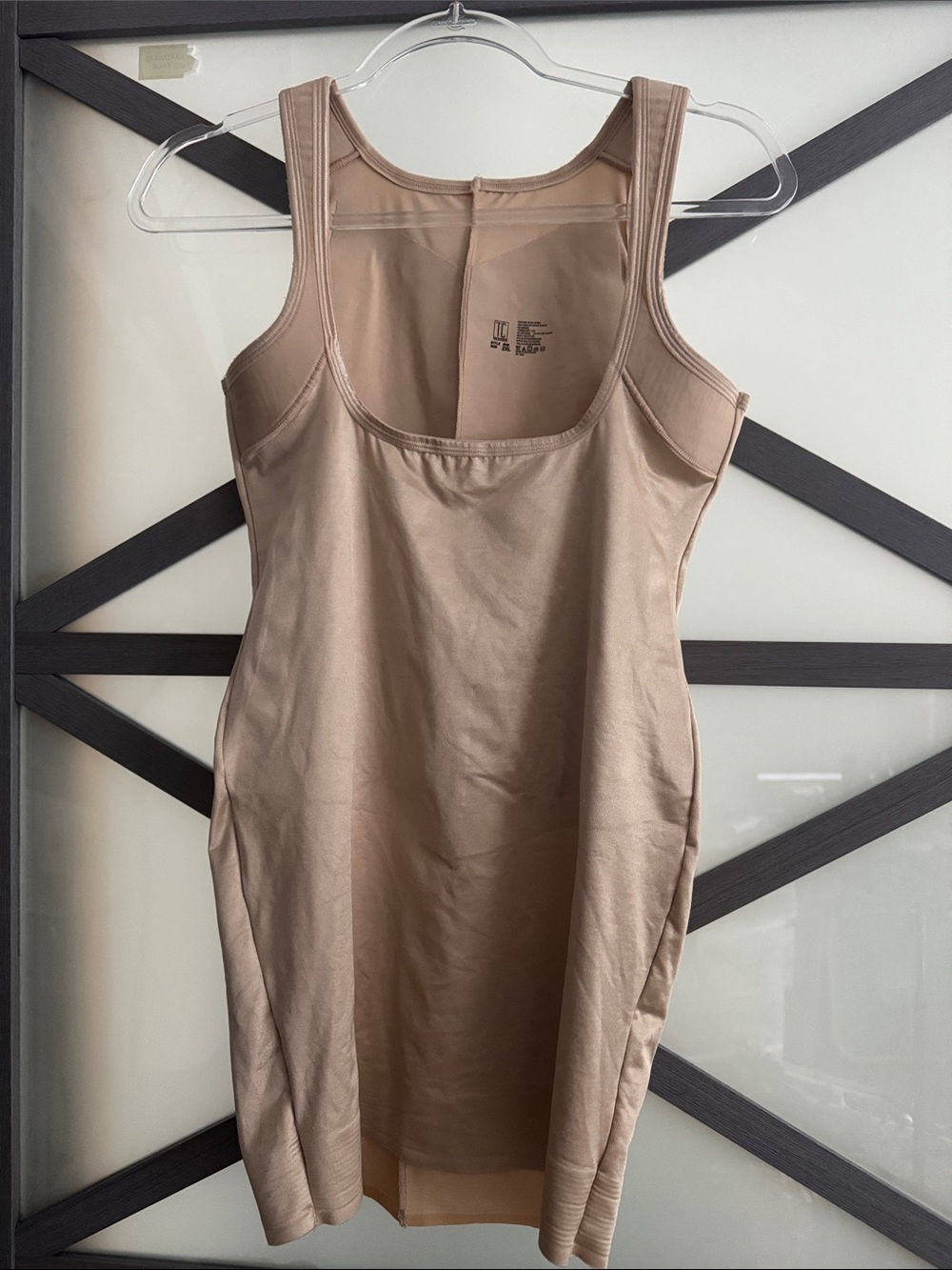 TC Fine Intimates 2XL Beige Open Bust Shapewear Camisole Tank 4040